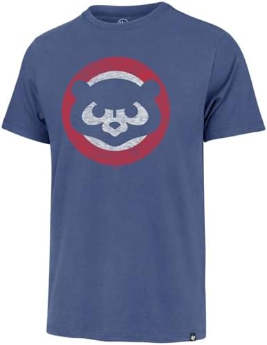 MLB Men's Cooperstown Grit Vintage Scrum Team Color Primary Logo Word Mark T-Shirt