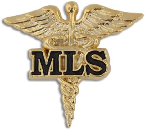 PinMart Caduceus Enamel Lapel Pin