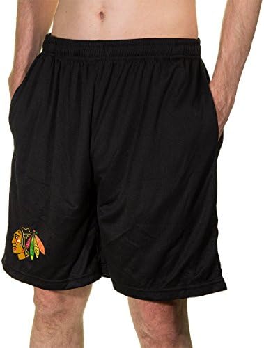 Calhoun NHL Men's Team Logo Air Mesh Shorts