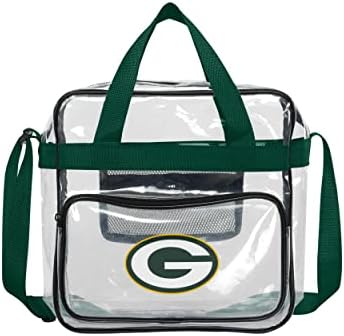 FOCO NFL Team Logo Clear See Through Stadium High End Messenger Bag