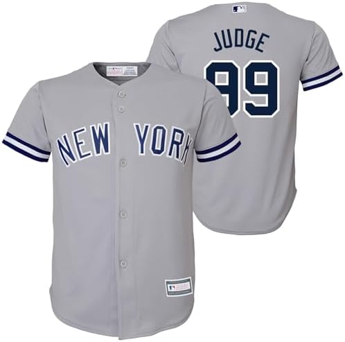 Aaron Judge New York Yankees MLB Kids Youth 8-20 Grey Road Player Jersey