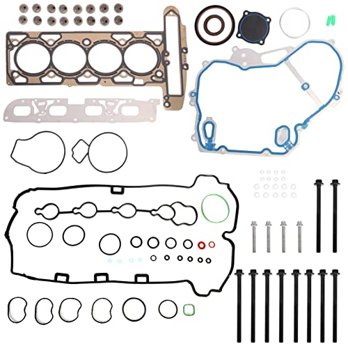 MA-9761246760 MLS Head Gasket Set with Head Bolt for Chevy Equinox Malibu Impala Captiva Sport, for Buick Verano, for GMC Terrain 2.4L (16 Valve), VIN Code 