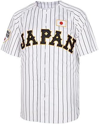 Men's Ohtani #16 Japan Hip Hop Short Sleeves Baseball Jerseys Stitched