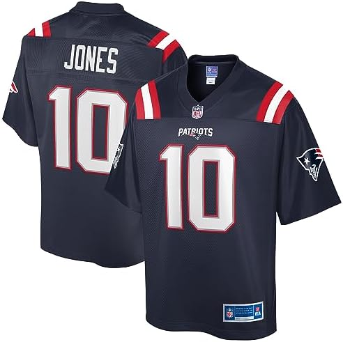 NFL PRO LINE Men's Mac Jones Navy New England Patriots Jersey