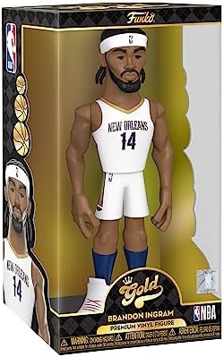 Funko Gold Vinyl: NBA - Brandon Ingram, New Orleans Pelicans, 12 Inch Premium Vinyl Figure with Chase (Styles May Vary)