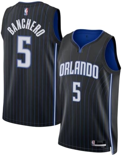 Paolo Banchero Orlando Magic NBA Kids Youth 8-20 Black Icon Edition Swingman Jersey