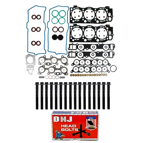 DNJ HGB965 Cylinder Head Gasket Set with Head Bolt Kit for 95-04 Toyota 4Runner Tacoma 3.4L DOHC 24v MLS 5VZF