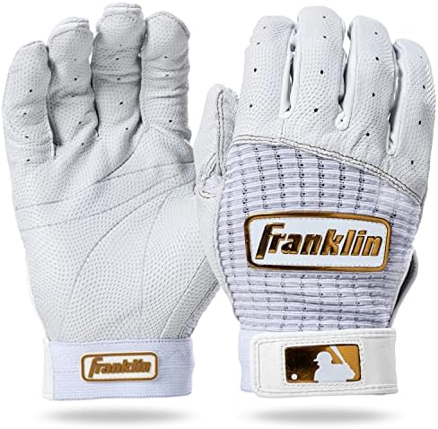 Franklin Sports MLB Baseball Batting Gloves - Pro Classic Batting Gloves for Baseball + Softball - Adult Men's + Youth Batting Glove Pairs