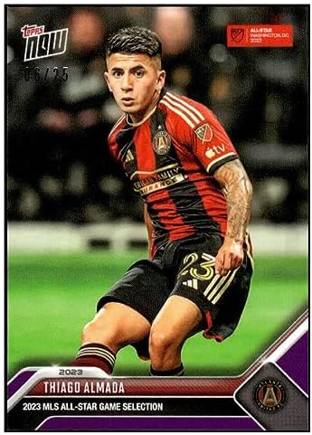 THIAGO ALMADA 2023 Topps NOW Purple 6/25 MLS All-Star Game #4 NM+-MT+ Soccer Atlanta United