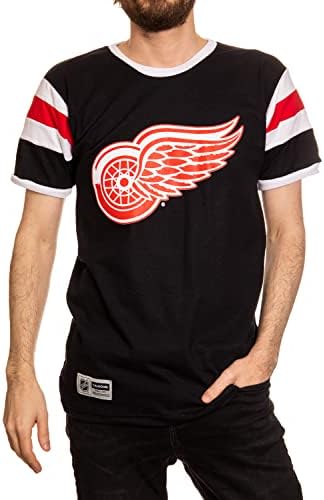 Calhoun NHL Surf & Skate Mens Shoulder Stripe Varsity Inset Sleeve Retro Style T-Shirt – The Coastal Collection