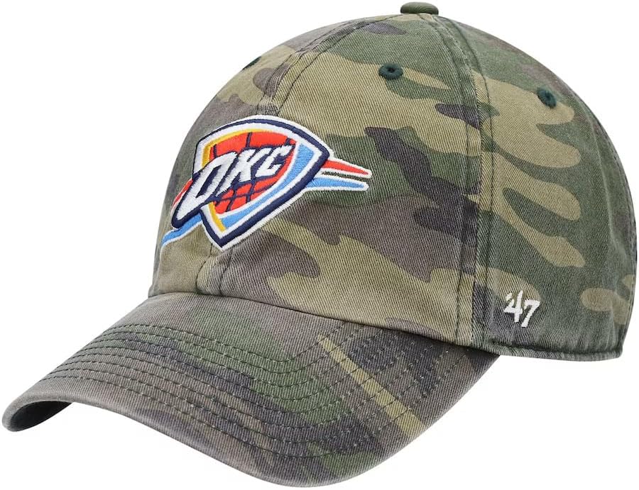 '47 Brand Clean Up Adjustable Baseball Cap - NBA, One Size, Relaxed Fit Dad Hat