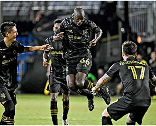 Bradley Wright-Phillips LAFC Unsigned MLS is Back Goal Celebration Photograph - Original Soccer Art and Prints