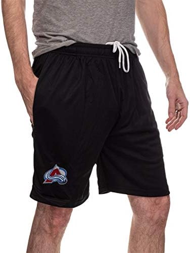 Calhoun NHL Men's Team Logo Air Mesh Shorts