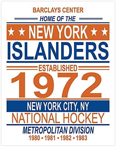 TnT Prints Historic NHL Hockey Photo - New York Islanders Sports Fan 11x14 Print NHL Hockey