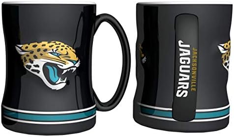 Boelter Brands NFL Jacksonville Jaguars 291682 Coffee Mug, Team Color, 14 oz