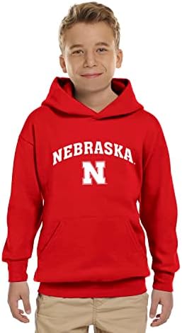 Little King NCAA Youth Boys Hoodie Sweatshirt-Arch Logo- Team Colors