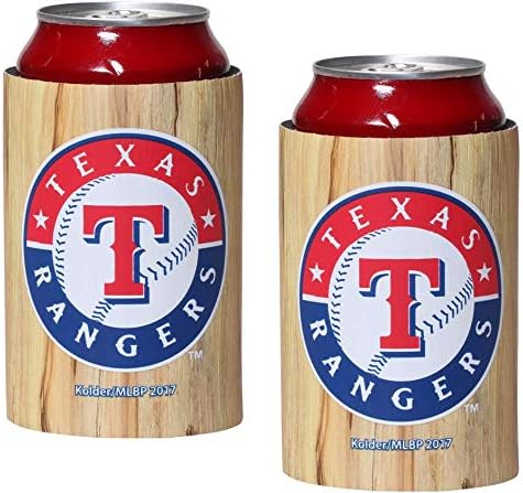 Kolder MLB Team Logo Baseball Woody Bat Can Cooler Holder - 2-Pack