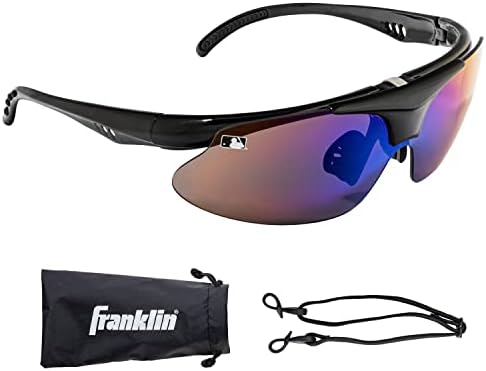 Franklin Sports Baseball + Softball Sunglasses - Men's + Women's Sports Sunglasses - Flip Up Shades + Non Flip Glasses