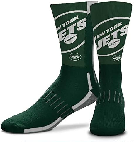 FBF NFL Youth V Curve Socks - Machine Washable - Poly-spandex blend - Perfect Fit and Durability for Active Young Athletes